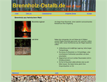 Tablet Screenshot of brennholz-regional.de